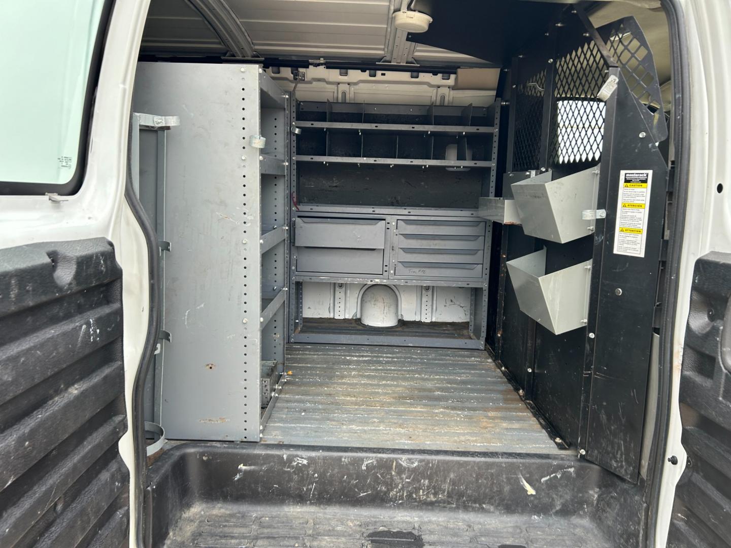 2011 White /Gray Chevrolet Express 2500 Cargo (1GCWGFCB9B1) with an 3.6L V6 DOHC 16V engine, 4-Speed Automatic transmission, located at 17760 Hwy 62, Morris, OK, 74445, (918) 733-4887, 35.609104, -95.877060 - Photo#12